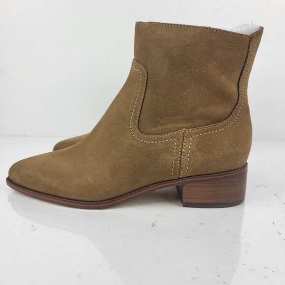 Cole Haan Naia Women's Booties Pointed Toe Block Heel Brown Size 6 US - Picture 2 of 11